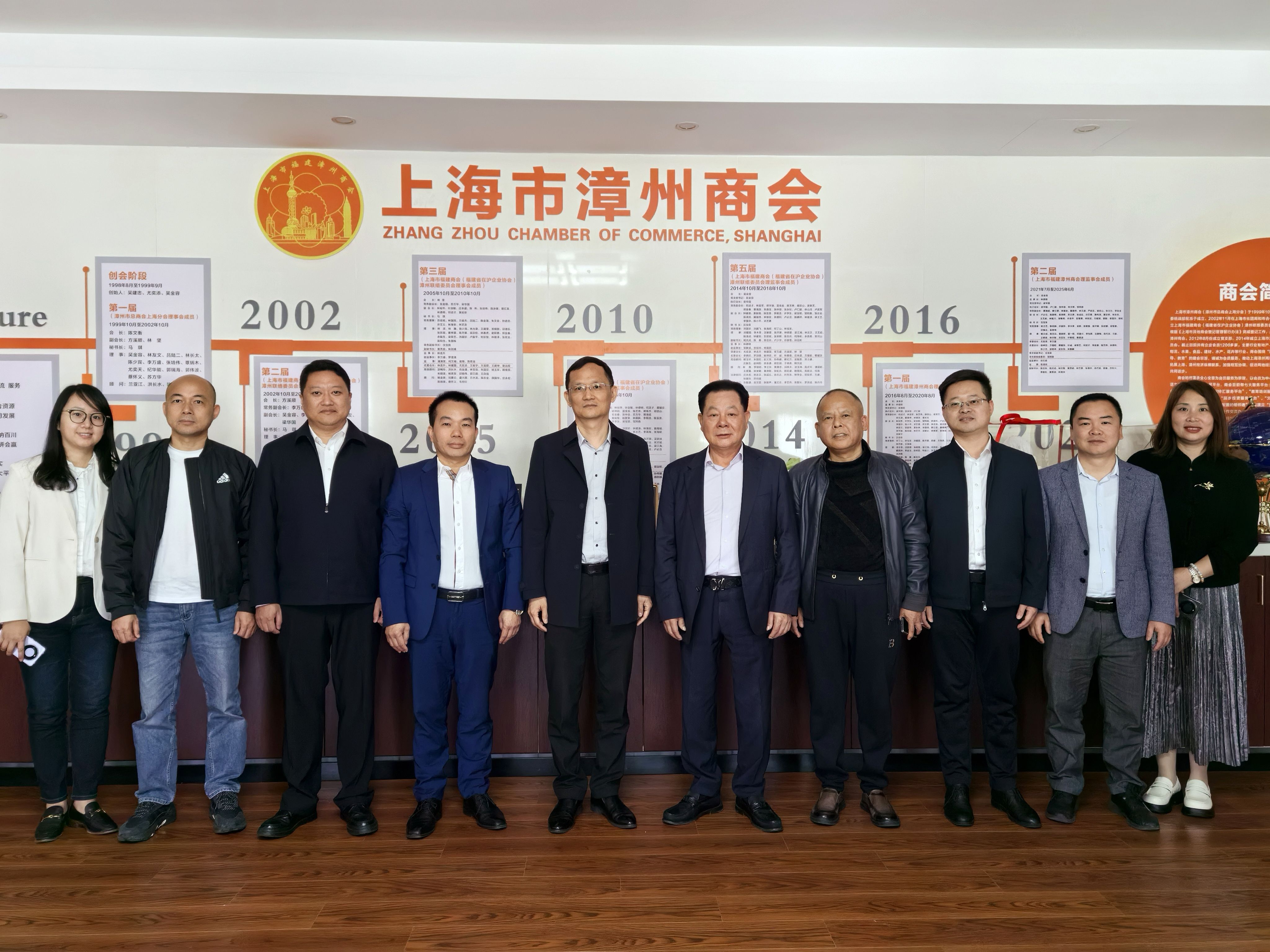 走访上海漳州商会(文/图:学校办公室)